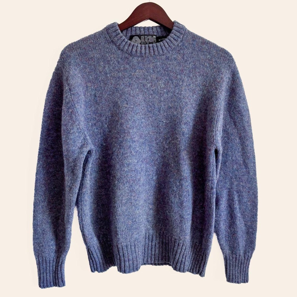 100% Pure New Wool Crewneck Sweater